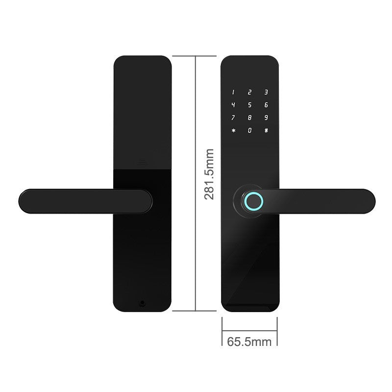 Smart Door Lock Wooden-pvc Door TTLock-black - S07