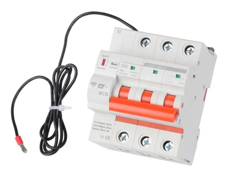 WIFI Metering Circuit 3P 40A Breaker Switch Leakage Protection