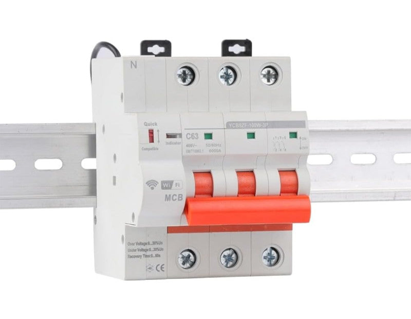 WIFI Metering Circuit 3P 40A Breaker Switch Leakage Protection