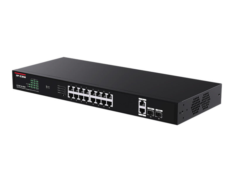 G1120P-16-150W 18GE+2SFP Ethernet Unmanaged Switch With 16-Port PoE