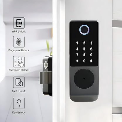 Smart Door Lock for Exterior Fence TTLock Silver-ED2-2