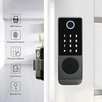 Smart Door Lock for Exterior Fence TTLock Silver-ED2-2