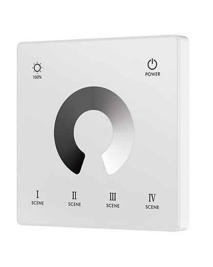 TW1 Wall Mounted Touch Panel Dimmer - White
