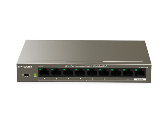 F1109P-8-102W 9-Port Fast Unmanaged Switch With 8-Port PoE