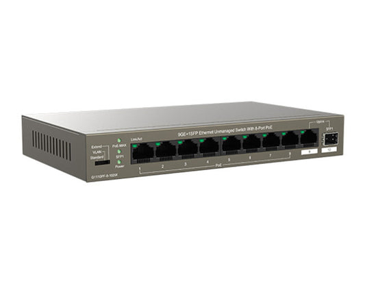8-Port Gigabit PoE Switch – 102W Total Power (G1110PF-8-102W V1.0)