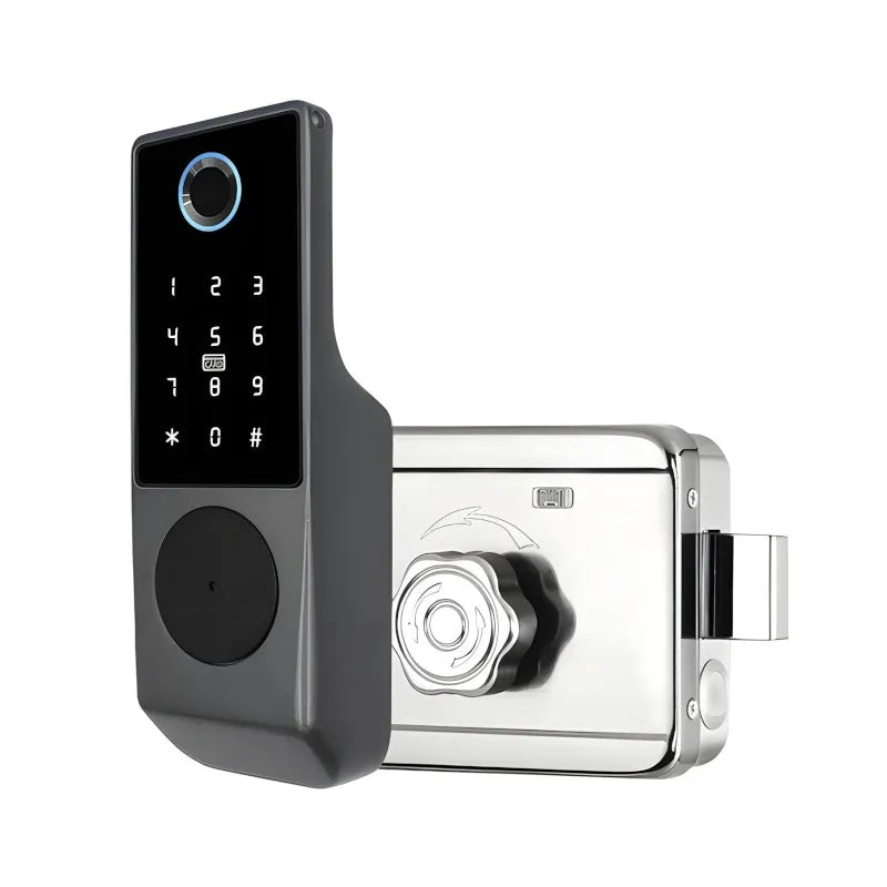 Smart Door Lock for Exterior Fence TTLock Silver-ED2-2