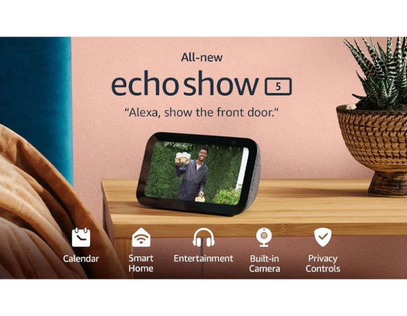 Amazon Echo Show 5 Smart Display with Alexa - Charcoal