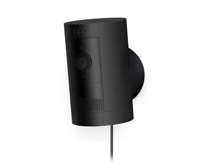 Ring Indoor Cam, Stick Up Cam Plug-In - Black