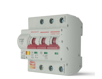 WIFI Metering Circuit Breaker Switch Leakage Protection Power Energy 3P 63A