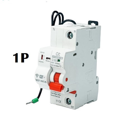 Switch Circuit Breaker Smart Life Tuya WIFI Switch Wireless 32A 1P