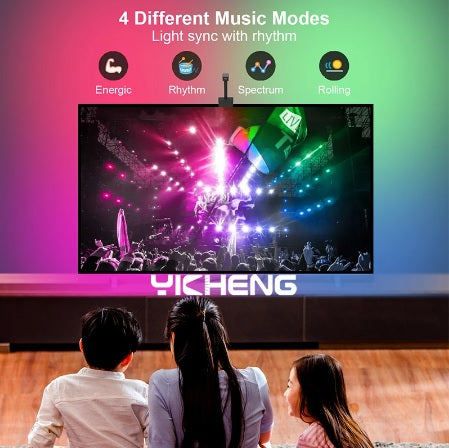 TV Background Light Strip With Camera