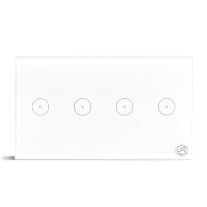 Smart Light Switch 4 Gang WiFi - White