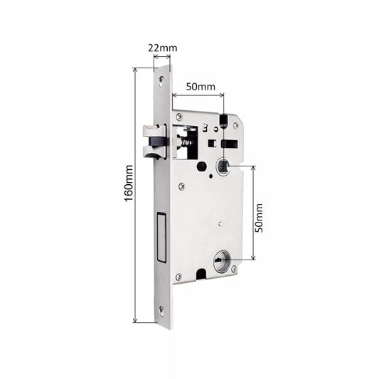 mortise door lock size 160*50*50