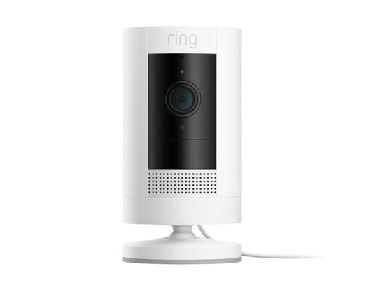 Ring Indoor Cam, Stick Up Cam Plug-In - White
