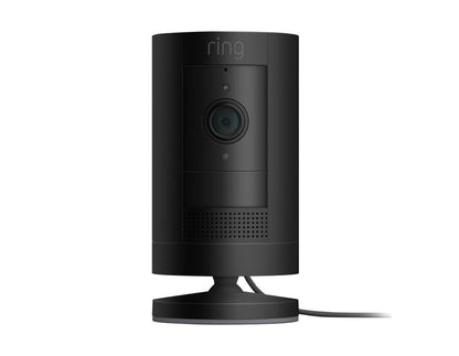 Ring Indoor Cam, Stick Up Cam Plug-In - Black