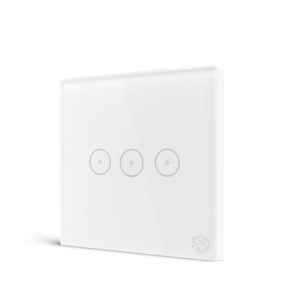 Smart Light Switch 3 Gang WiFi - White