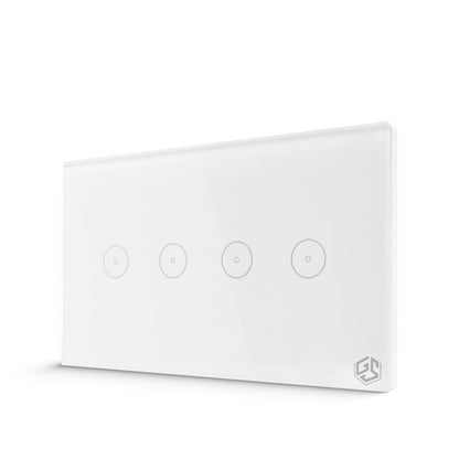 Smart Light Switch 4 Gang WiFi - White