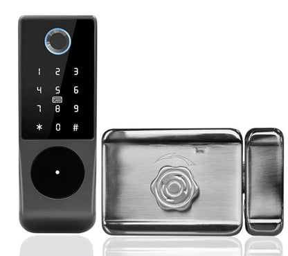 Smart Door Lock for Exterior Fence TTLock Silver-ED2-2