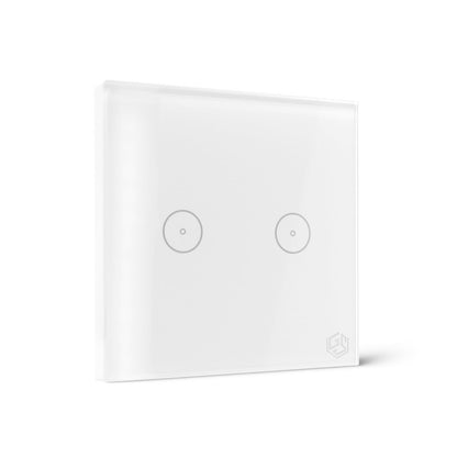 Smart Light Switch 2 Gang WiFi - White