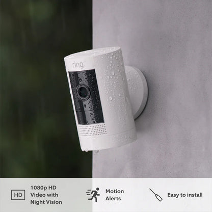Ring Stick Up Cam Battery HD security camera - White