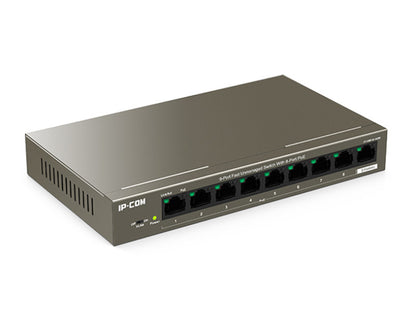 F1109P-8-102W 9-Port Fast Unmanaged Switch With 8-Port PoE